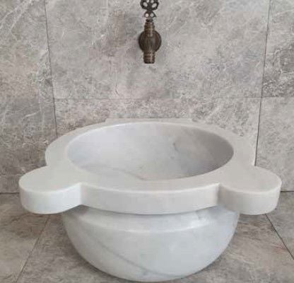 Delta Mermer Finlandiya Beyaz Kurna