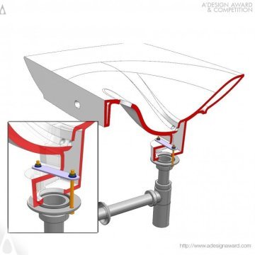 Serel Purity 100 cm Etajerli Lavabo