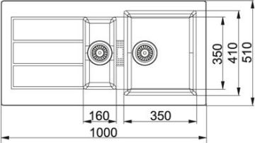 Franke Sirius Tectonite Evye SID 651 Bianco