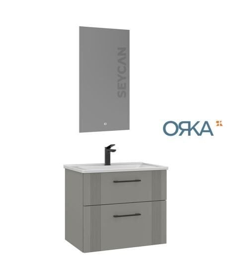 Orka Bari 65 Ayna Dolaplı Asma Banyo Dolabı