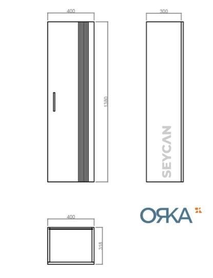 Orka Bari Boy Dolabı