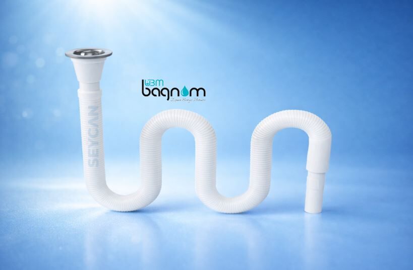 UBM Banyo Uzun Körüklü Lavabo Sifonu