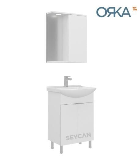 Orka Purus 55 cm Ayaklı Banyo Dolabı