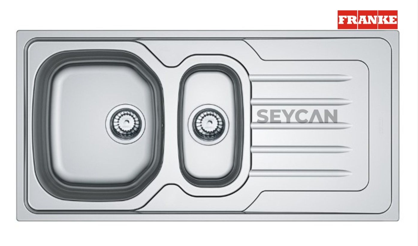 Franke Ondaline OLX 651 1.5 Gözlü Çelik Evye Sağ Damlalıklı