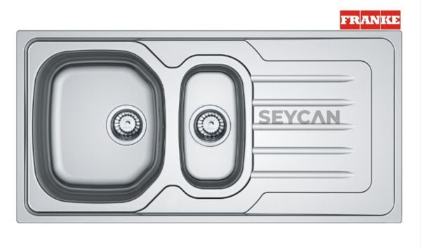 Franke Ondaline OLX 651 1.5 Gözlü Çelik Evye Sağ Damlalıklı