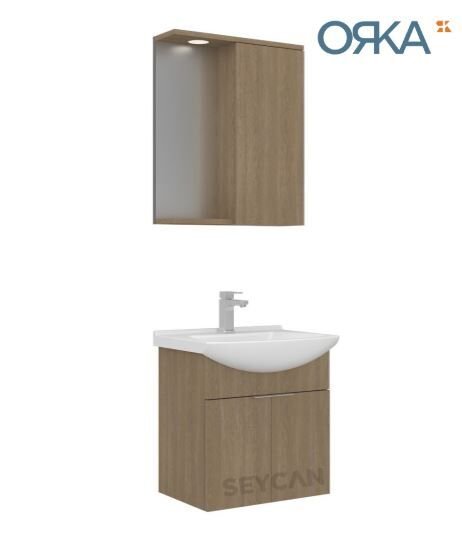 Orka Purus 55 cm Asma Banyo Dolabı