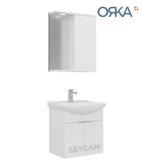 Orka Purus 55 cm Asma Banyo Dolabı