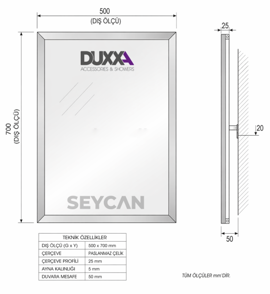Duxxa Engelli Aynası