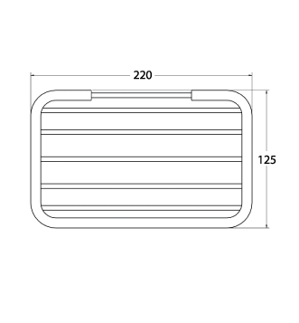 Otel Kare Tekli Süngerlik Krom