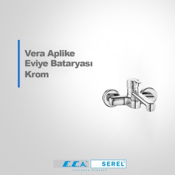 ECA Vera Aplike Evye Bataryası Krom