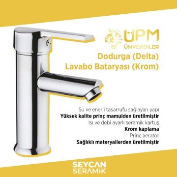 Dodurga (Delta) Lavabo Bataryası Krom