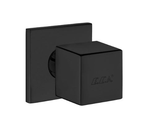 Eca Caro Ankastre Ara Kesme Valfi Mat Siyah