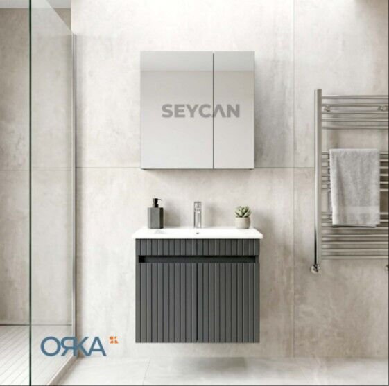 Orka Tivoli 65 Ayna Dolaplı Asma Banyo Dolabı