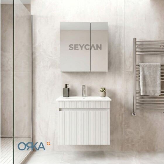 Orka Tivoli 65 Ayna Dolaplı Asma Banyo Dolabı