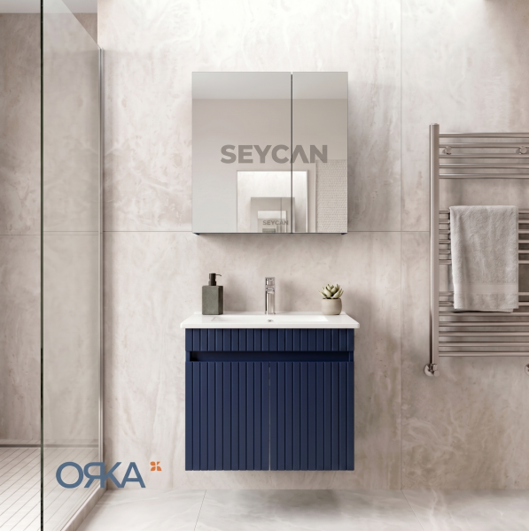 Orka Tivoli 65 Ayna Dolaplı Asma Banyo Dolabı