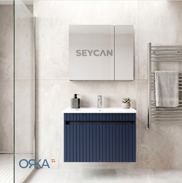 Orka Tivoli 85 Ayna Dolaplı Asma Banyo Dolabı