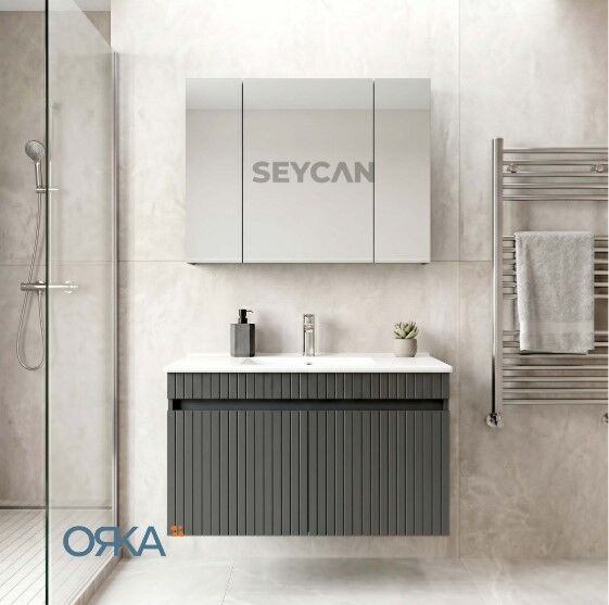 Orka Tivoli 100 Ayna Dolaplı Asma Banyo Dolabı