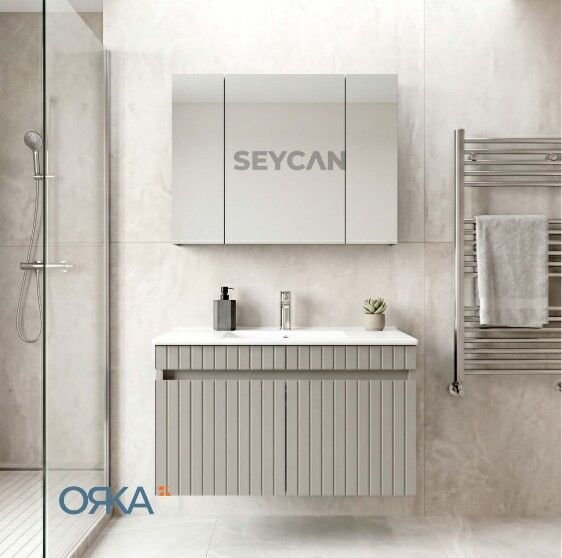 Orka Tivoli 100 Ayna Dolaplı Asma Banyo Dolabı