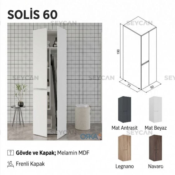Orka Solis Temizlik Malzeme Dolabı