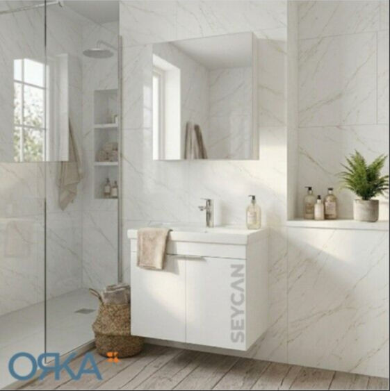 Orka Desna 50 cm Asma Banyo Dolabı