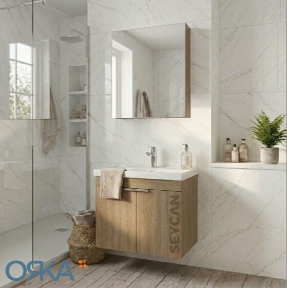 Orka Desna 50 cm Asma Banyo Dolabı
