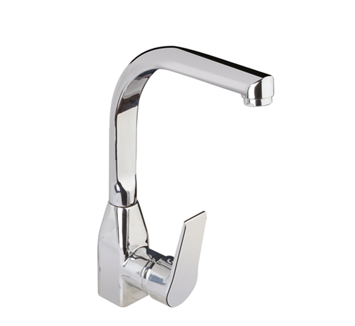 Merkür Kuğu Lavabo Bataryası Krom