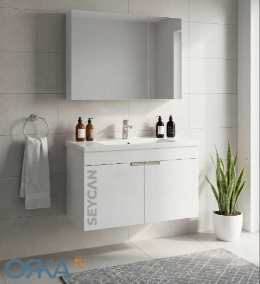 Orka Desna 80 cm Asma Banyo Dolabı