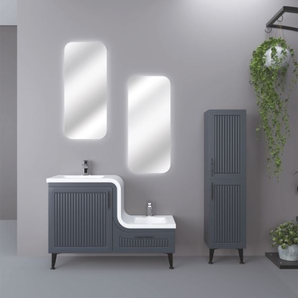 Ubm Lotus 115 cm Abdest Banyo Dolabı