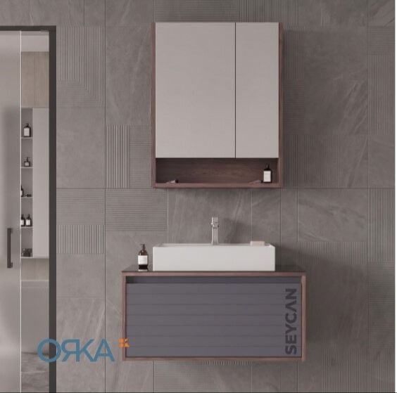 Orka Prato 80 cm Asma Banyo Dolabı