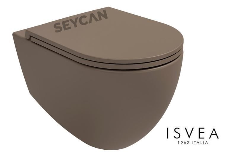 İsvea Banyo İnfinity Asma Klozet Seti Vizon