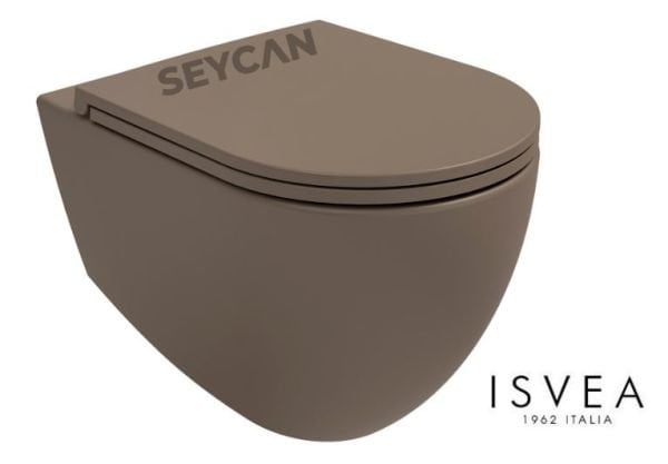 İsvea Banyo İnfinity Asma Klozet Seti Vizon