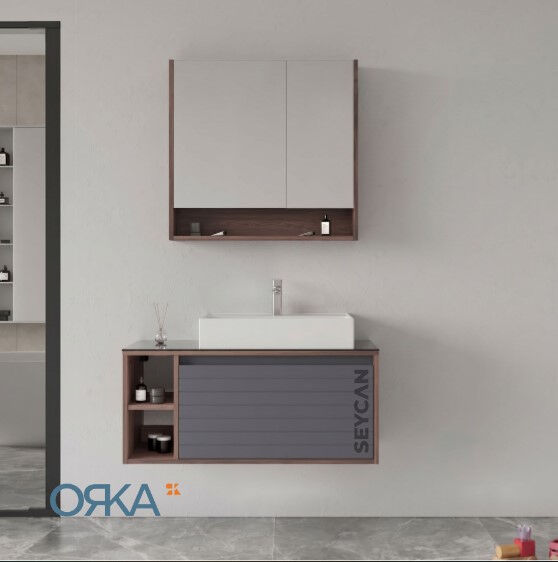 Orka Prato 100 cm Asma Banyo Dolabı