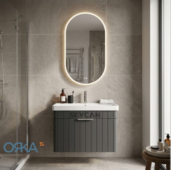 Orka Procida 80 cm Banyo Dolabı