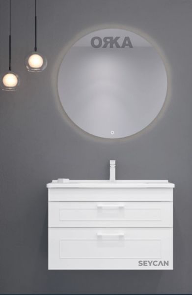 Orka Limpo 100 cm Çekmeceli Asma Banyo Dolabı