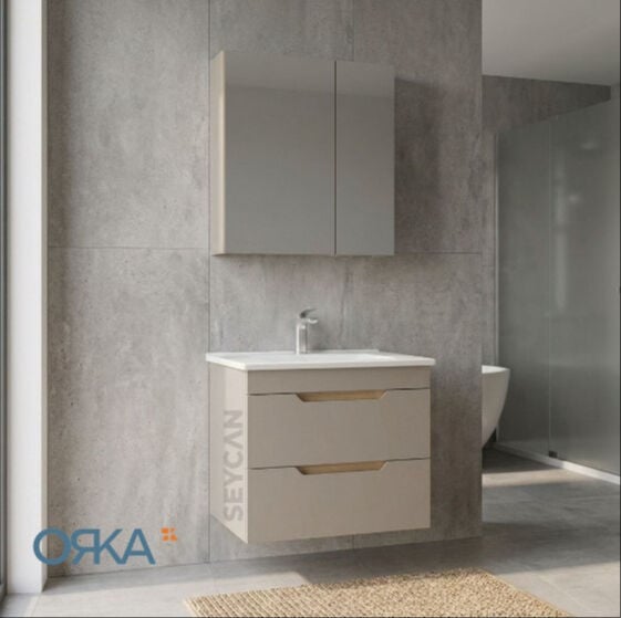 Orka Lena 65 cm Çekmeceli Banyo Dolabı