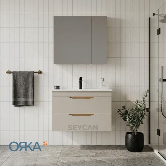 Orka Lena 85 cm Çekmeceli Banyo Dolabı