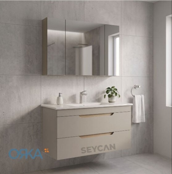 Orka Lena 100 cm Çekmeceli Banyo Dolabı
