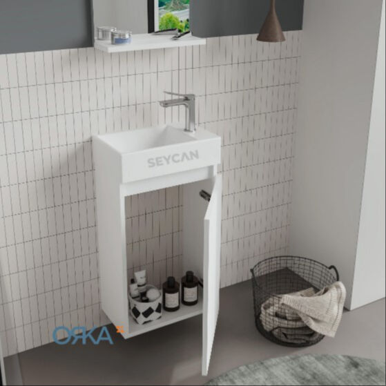 Orka Conza 45 cm Banyo Dolabı
