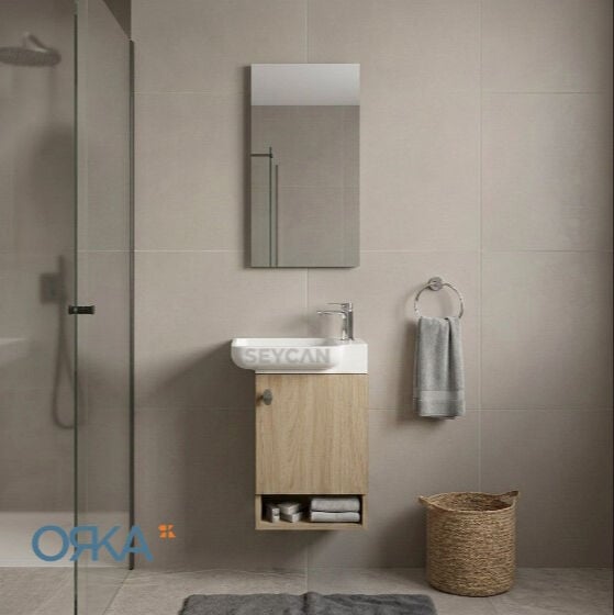 Orka Begonya 55 cm Banyo Dolabı