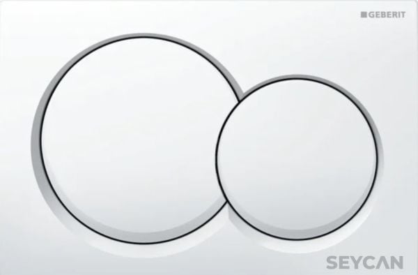 Geberit Alpha 01 Kumanda Paneli Beyaz