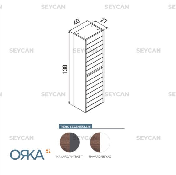 Orka Serra Boy Dolabı