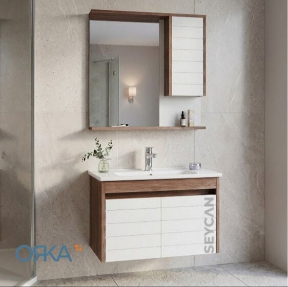 Orka Serra 85 cm Banyo Dolabı