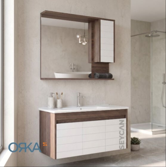 Orka Serra 100 cm Banyo Dolabı