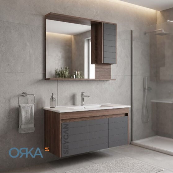 Orka Serra 100 cm Banyo Dolabı