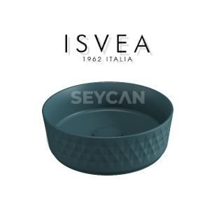 İsvea Davanti Tezgah Üstü Lavabo 36 cm Petrol Yeşili