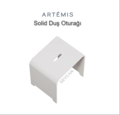 Artemis Solid Duş Oturağı Beyaz