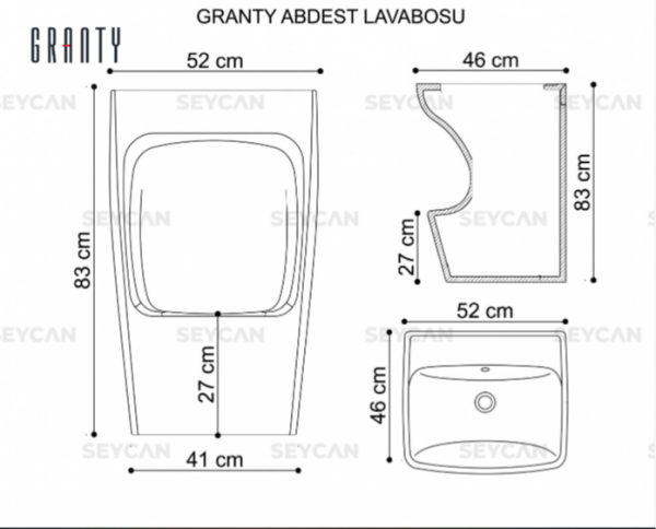 Granty Abdest Lavabosu Sistemi