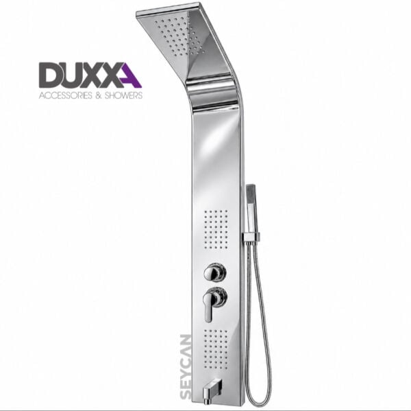 Duxxa Paslanmaz Duş Paneli Parlak Krom
