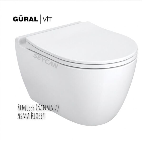 Uno Asma Rimless (Kanalsız) Asma Klozet Seti