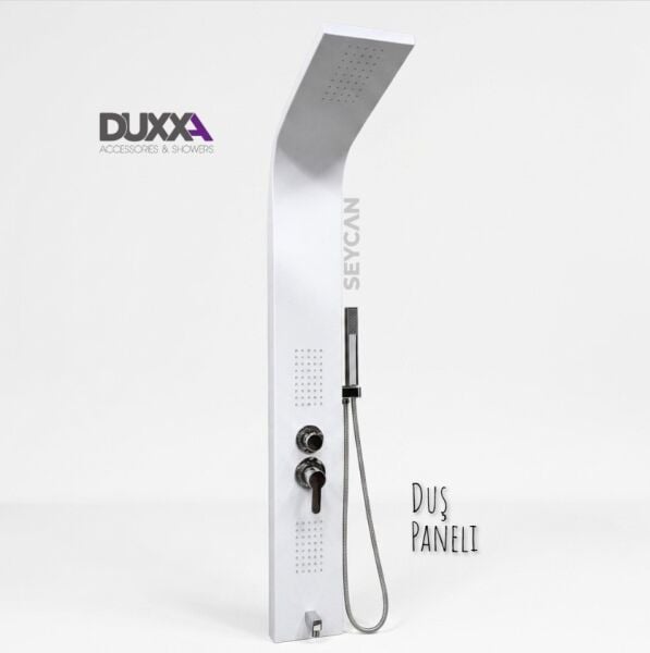 Duxxa Paslanmaz Duş Paneli Beyaz